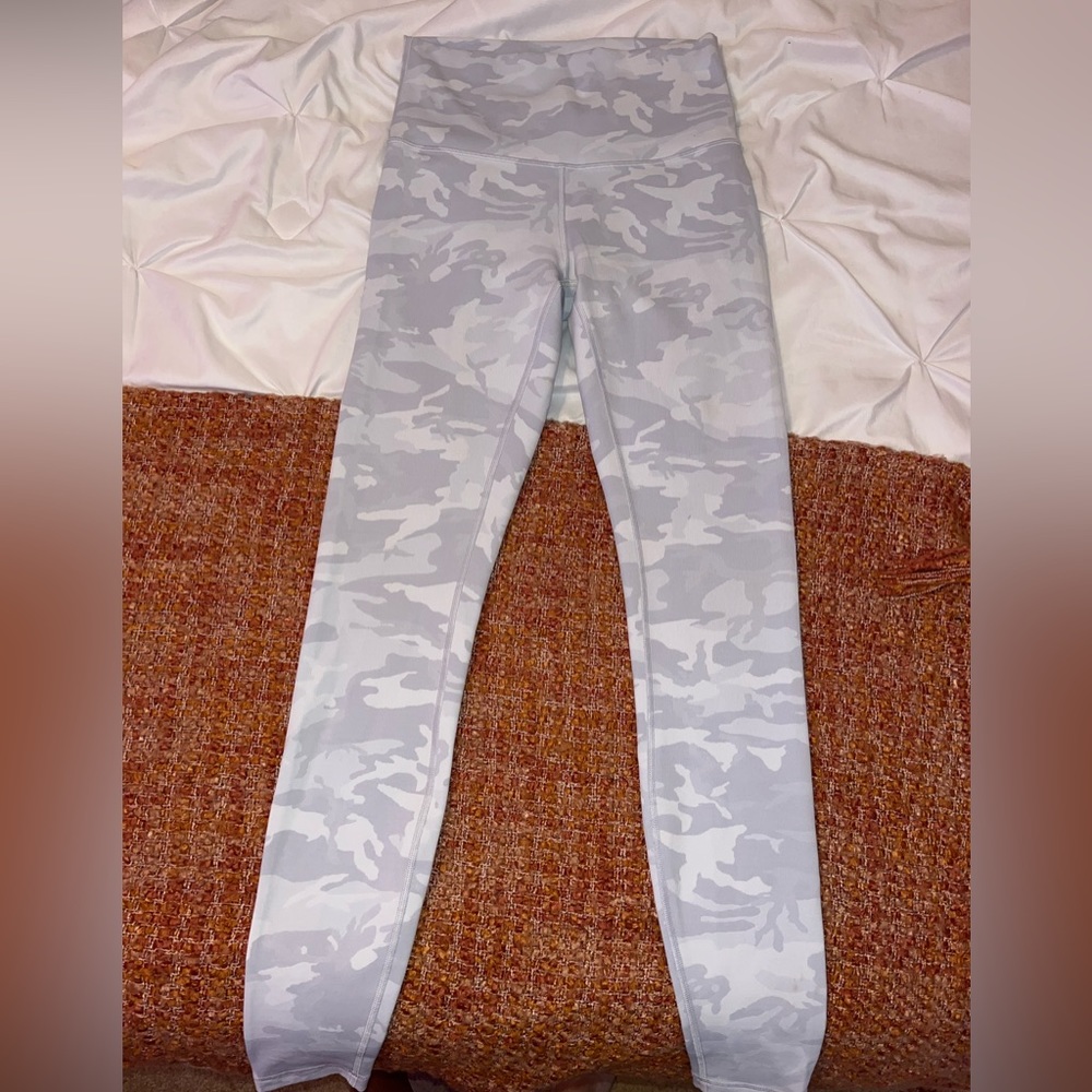 Lululemon Wunder Under High Rise Tight Ribbed inseam 28